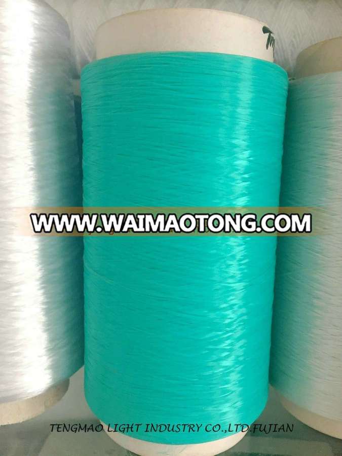 900d/64f Green FDY PP Yarn for Webbing